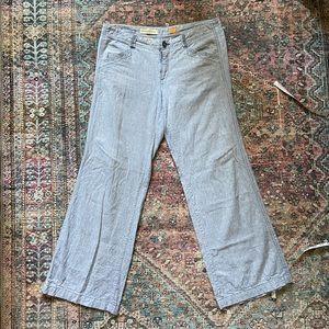anthropology linen pants